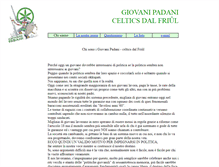 Tablet Screenshot of giovanipadani-friul.leganord.org