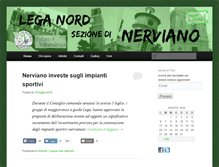 Tablet Screenshot of nerviano.leganord.org